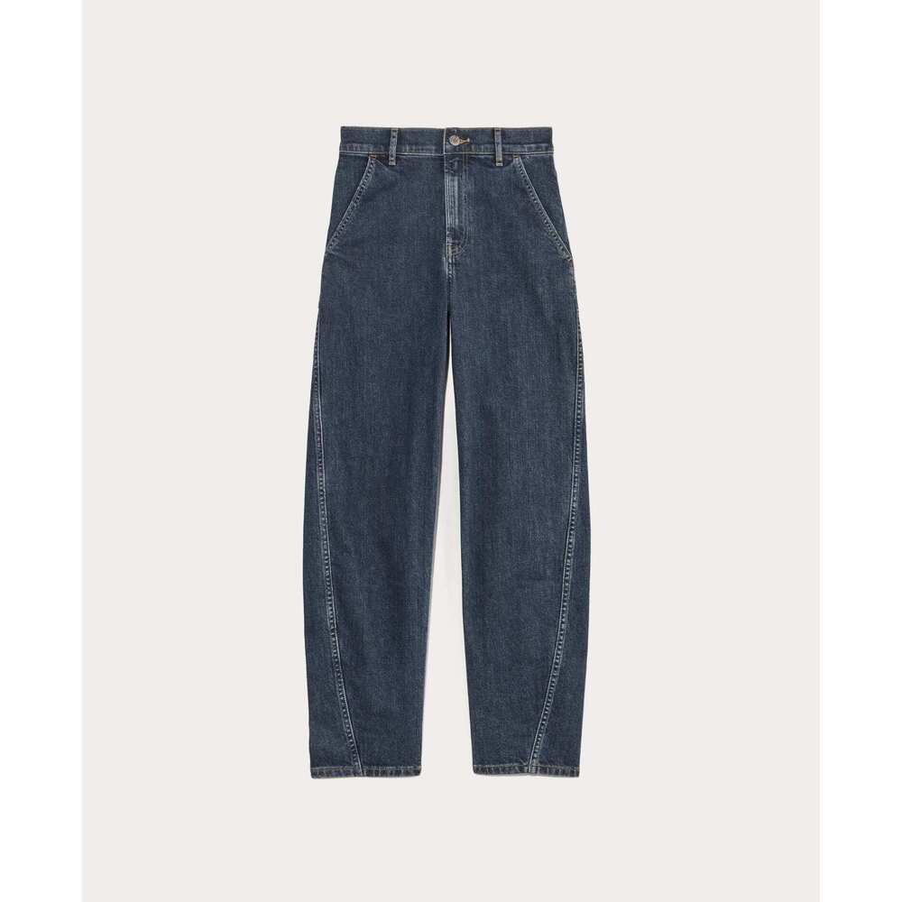 Everlane Women's Way-High® Twist Curve Jean in Indigo Rinse, Size 26, Cotton/De…